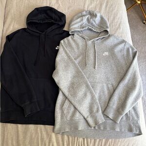 Nike Men’s Large black / grey pullover hoodies